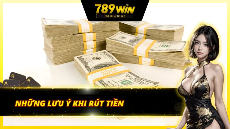 Lưu ý để việc tiến hành cách rút tiền 789Win diễn ra suôn sẻ